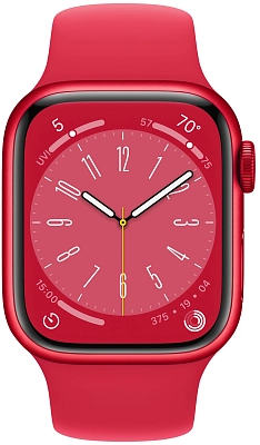 Часы Apple Watch Series 8 45mm Aluminum Case GPS Sport Band Red M/L 400_400_640137