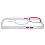 Чехол прозрачный с цветным бортиком MagSafe iPhone 14 Pro Max Прозрачный 250_100_135392