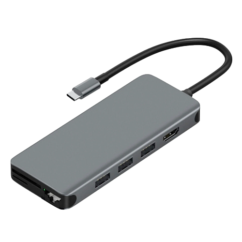 USB-концентратор WiWU ALPHA 12 in 1 USB-C Hub 250_100_118848