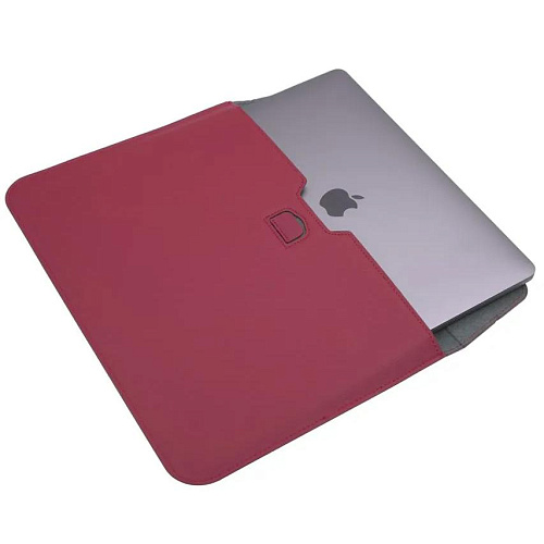 Кожаная сумка-чехол DDC Sleeve with Stand на MacBook 13/14.2 Бордовый 250_100_128143