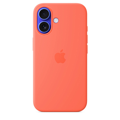 Чехол для iPhone 16 Silicone Case with MagSafe - Tangerine 400_400_478178