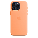 Чехол для iPhone 15 Pro Silicone Case with MagSafe - Orange Sorbet