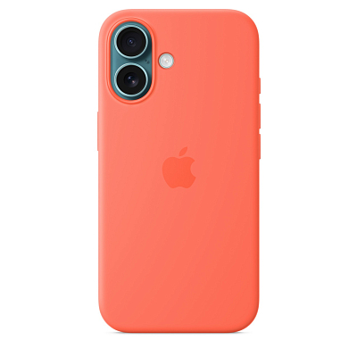 Чехол для iPhone 16 Silicone Case with MagSafe - Tangerine 400_400_478179