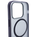Чехол для iPhone 14 Pro матовый с MagSafe Фиолетовый 250_100_132077