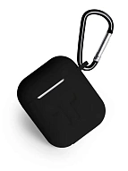 Чехол для AirPods 2 Gurdini Soft Touch - Черный 500_191_313307