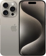 Смартфон Apple iPhone 15 Pro 128GB nano-Sim + eSim Natural Titanium 500_191_107586