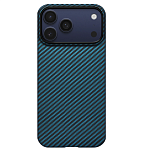 Чехол для iPhone 17 Pro Max Pitaka Classic PitaTap Ultra Slim Case - Black/Blue 250_100_578338