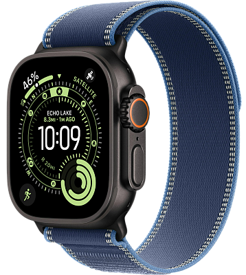 Часы Apple Watch Ultra 3 49mm Titanium Case Black / Trail Loop Blue/Bright Blue M/L 400_400_640930
