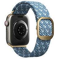 Ремешок Uniq Aspen DE для Apple Watch 41/40/38 мм - Blue 500_191_644285