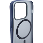 Чехол для iPhone 14 Pro Max матовый с MagSafe Синий 250_100_132305