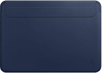 Кожаный чехол для MacBook Air 15.3 WIWU Skin Pro 2 Blue 250_100_655697