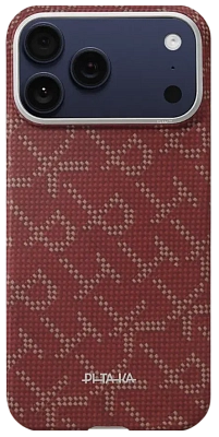 Чехол для iPhone 17 Pro Pitaka Edge Ultra Slim Case - Gold/Red 400_400_762017