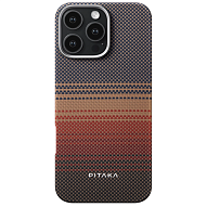 Чехол для iPhone 16 Pro Pitaka Tactile Woven Case - Sunset 500_191_545588