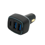 Автомобильное зарядное устройство USAMS 80W 3 Ports Fast Car Charger 500_191_338277