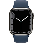 Часы Apple Watch Series 7 41mm Graphite Stainless Steel Case Abyss Blue Sport Band 250_100_640074