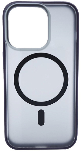 Чехол для iPhone 14 Pro матовый с MagSafe Фиолетовый 250_100_534086