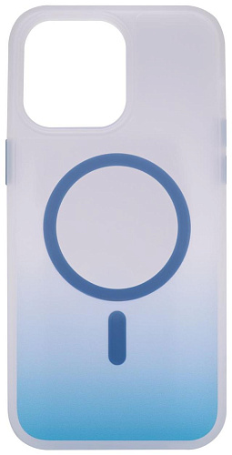 Чехол для iPhone 13 Pro Max с MagSafe матовый градиент Синий 250_100_533468