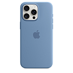 Чехол для iPhone 15 Pro Silicone Case with MagSafe - Winter Blue 250_100_642101