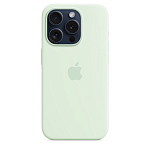 Чехол Apple iPhone 15 Pro Max Silicone Case with MagSafe - Soft Mint 250_100_532966
