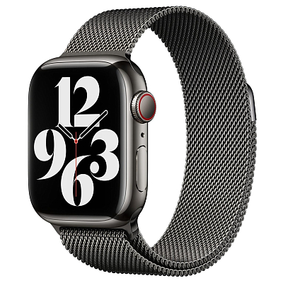 Ремешок Apple Watch 41 мм Milanese Loop Graphite