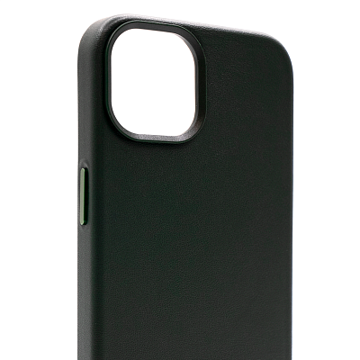 Чехол для iPhone 14 Plus кожаный с MagSafe Зеленый 400_400_135848