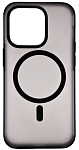 Чехол для iPhone 14 Pro Wlons с MagSafe прозрачный матовый с рамкой Черный 250_100_135478