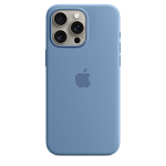 Чехол для iPhone 15 Pro Silicone Case with MagSafe - Winter Blue 250_100_642099