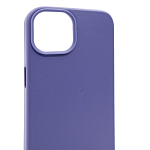 Чехол для iPhone 14 кожаный с MagSafe Фиолетовый 250_100_534203