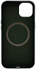 Чехол для iPhone 14 кожаный с MagSafe Зеленый