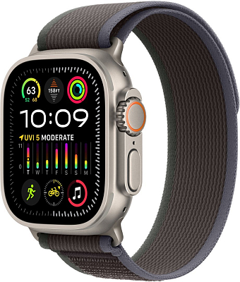 Часы Apple Watch Ultra 2 49mm Titanium Case GPS+Cellular Trail Loop Blue/Black M/L 400_400_640822