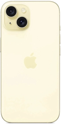 Смартфон Apple iPhone 15 256GB eSim Yellow 400_400_632919
