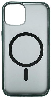 Чехол для iPhone 14 Plus матовый с MagSafe Зеленый 400_400_135840
