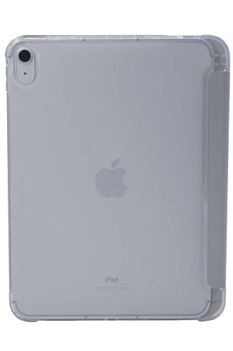 Прозрачный чехол-книжка для iPad 10 с тройным загибом Серый 250_100_121609