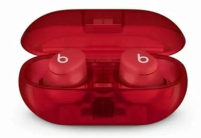 Беспроводные наушники Beats Solo Buds Transparent Red 400_400_625926