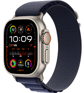 Часы Apple Watch Ultra 2 49mm Titanium Case GPS+Cellular Alpine Loop Navy L 500_191_191404