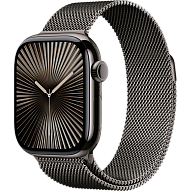 Часы Apple Watch Series 10 46mm Titanium Case Milanese Loop Slate M/L 500_191_639942