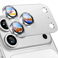 Защитное стекло Mossily на блок камер 17 Pro - Silver 500_191_706205