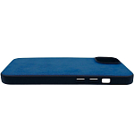 Чехол алькантара для iPhone 14 Pro Max Синий 250_100_132412