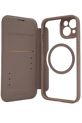 Чехол-книжка DD Skin X Pro с MagSafe для iPhone 14 Plus Бежевый 400_400_125280