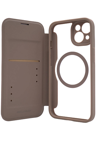 Чехол-книжка DD Skin X Pro с MagSafe для iPhone 14 Plus Бежевый 250_100_125284