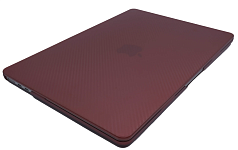 Чехол для MacBook Pro 16.2 DDC Carbon Fiber Textured (красный) 250_100_124867