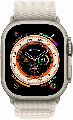 Часы Apple watch Ultra 49mm Titanium Case GPS+Cellular Alpine Loop Starlight M 400_400_641052