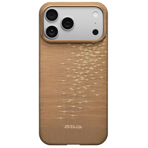 Чехол для iPhone 17 Pro Max Pitaka Classic PitaTap Ultra Slim Case - Golden Glint 250_100_604624