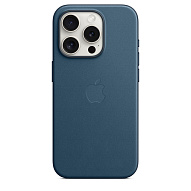 Чехол Apple iPhone 15 Pro FineWoven Case with MagSafe - Pacific Blue 500_191_137980