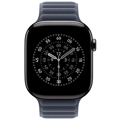 Ремешок Apple Watch 46 мм Magnetic Link Navy - M/L 400_400_694429