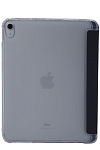 Прозрачный чехол-книжка для iPad Air 4/5 10.9 с тройным загибом Темно-синий 250_100_121660