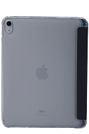 Прозрачный чехол-книжка для iPad Air 4/5 10.9 с тройным загибом Темно-синий 500_191_121664