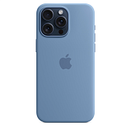 Чехол для iPhone 15 Pro Max Silicone Case with MagSafe - Winter Blue 500_191_124714