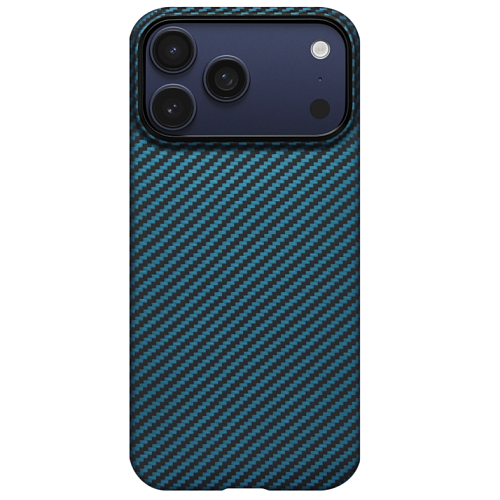 Чехол для iPhone 17 Pro Max Pitaka Classic PitaTap Ultra Slim Case - Black/Blue 250_100_551909