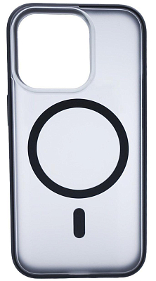 Чехол для iPhone 14 Pro матовый с MagSafe Черный 400_400_534091